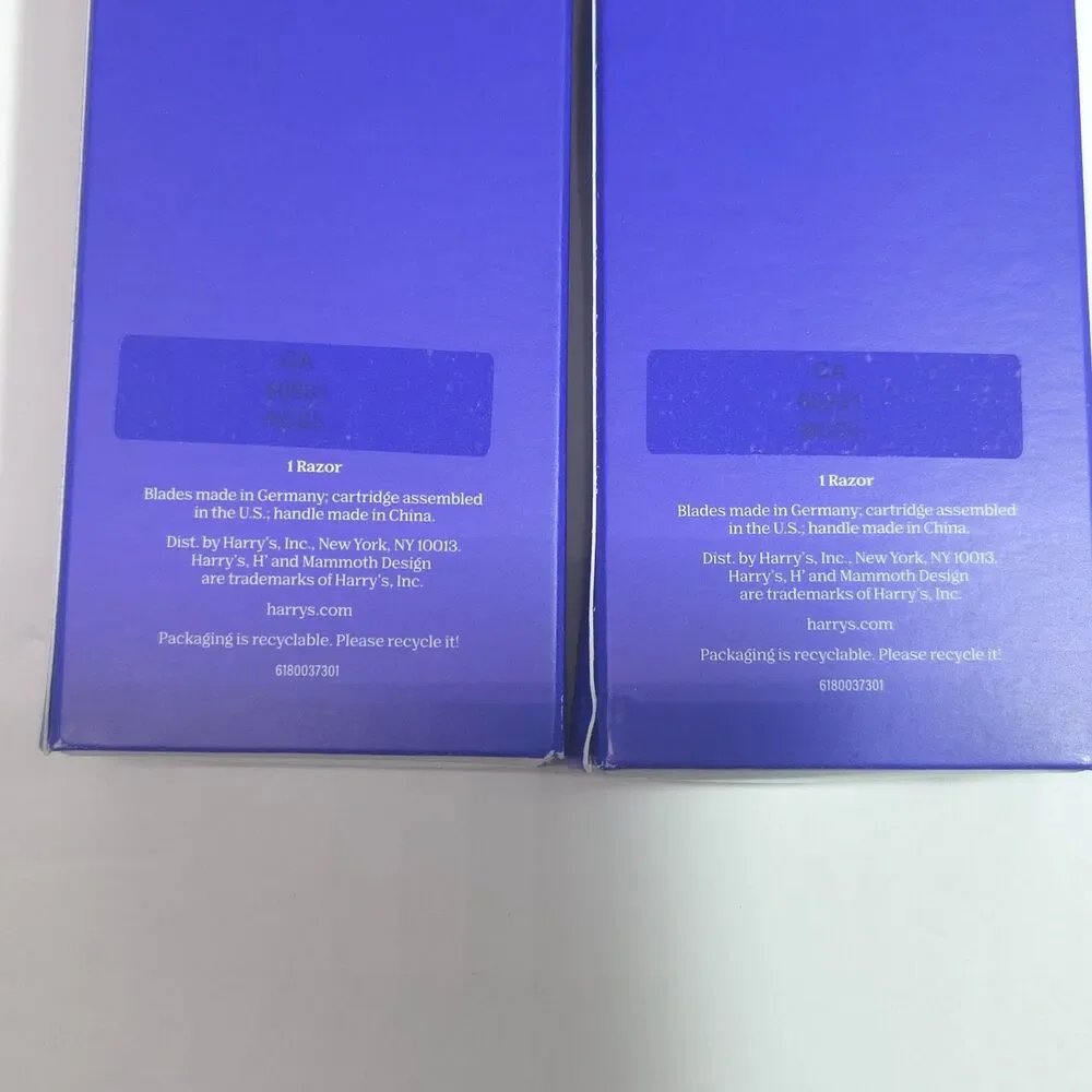 Harry's Plus Advanced Pivoting System Razor Moss Lot of 2 New